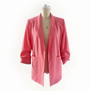 VENUS Coral Pink Open Blazer Size‎ 8